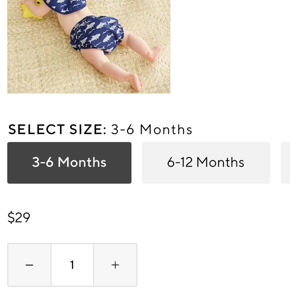 Pottery Barn Kids Babyboy Swim set. Shark - Picture 3 of 7